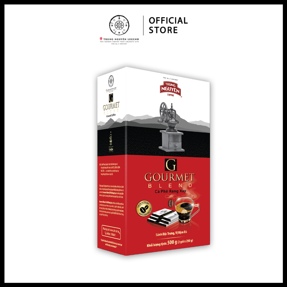 Trung Nguyên Legend – Cà phê rang xay Gourmet Blend – Hộp 500gr