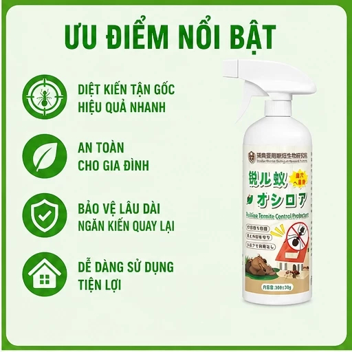 🐜 Xịt Diệt Kiến Thảo Mộc 300ml Xịt Đuổi Kiến Hiệu Quả Cao Ít Mùi Dễ Sử Dụng Phù Hợp Cho Gia Đình