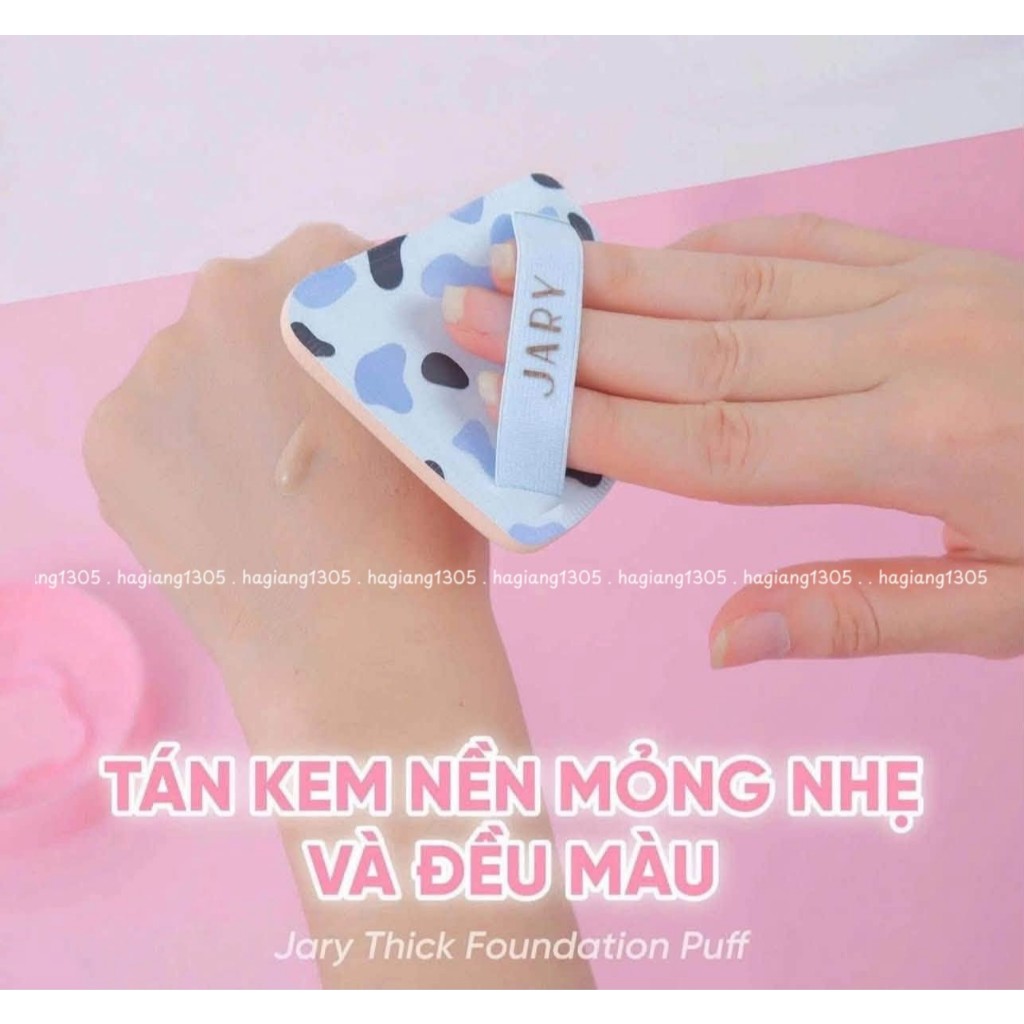 Mút Tán Kem Nền Dày Jary Thick Foundation Puff Hình Giọt Nước, Hình Tam giác, chống thấm hút nền | BigBuy360 - bigbuy360.vn