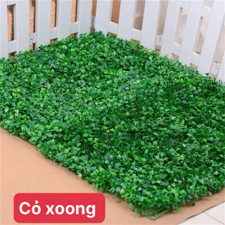 Tấm Cỏ Xoong Giả PVC 40x60cm Trang Trí Background Chụp Ảnh Tường Cây Xanh Cổng Cưới Xưởng Hạnh Hoan Nam Định