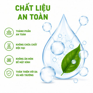 Nước Lau Kính Gift Chống Bám Bụi Không Để Lại Vệt GD347 - Dung Dịch Lau Kính Gift Glass Cleaner