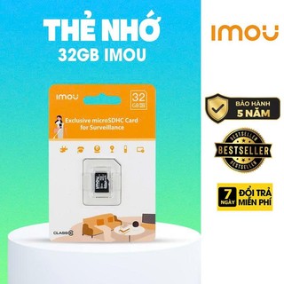 Thẻ Nhớ IMOU 32GB T1/T3 Micro SD Tốc Độ Cao - Bảo Hành 5 Năm Chính Hãng - Chuyên Dùng Cho Camera, Điện Thoại, Loa mini