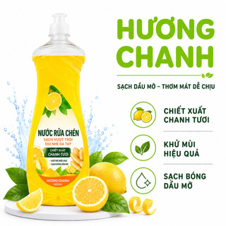 Nước Rửa Chén Gift 800ml Khử Mùi Làm Sạch Chén Bát GD348 - Nước Rửa Chén Đánh Bay Dầu Mỡ Hiệu Quả