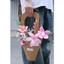 Giỏ hoa kẽm nhung handmade