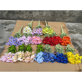 Hoa Anh Túc Giả 60cm 4 Nhánh 4 Bông Trang Trí Nhà Cửa Tiệc Cưới