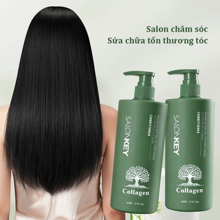Dầu gội Salonkey dung tích 800ml, dành cho tóc và da đầu dầu, làm mượt và kiểm soát, chống ăn mòn, dưỡng ẩm