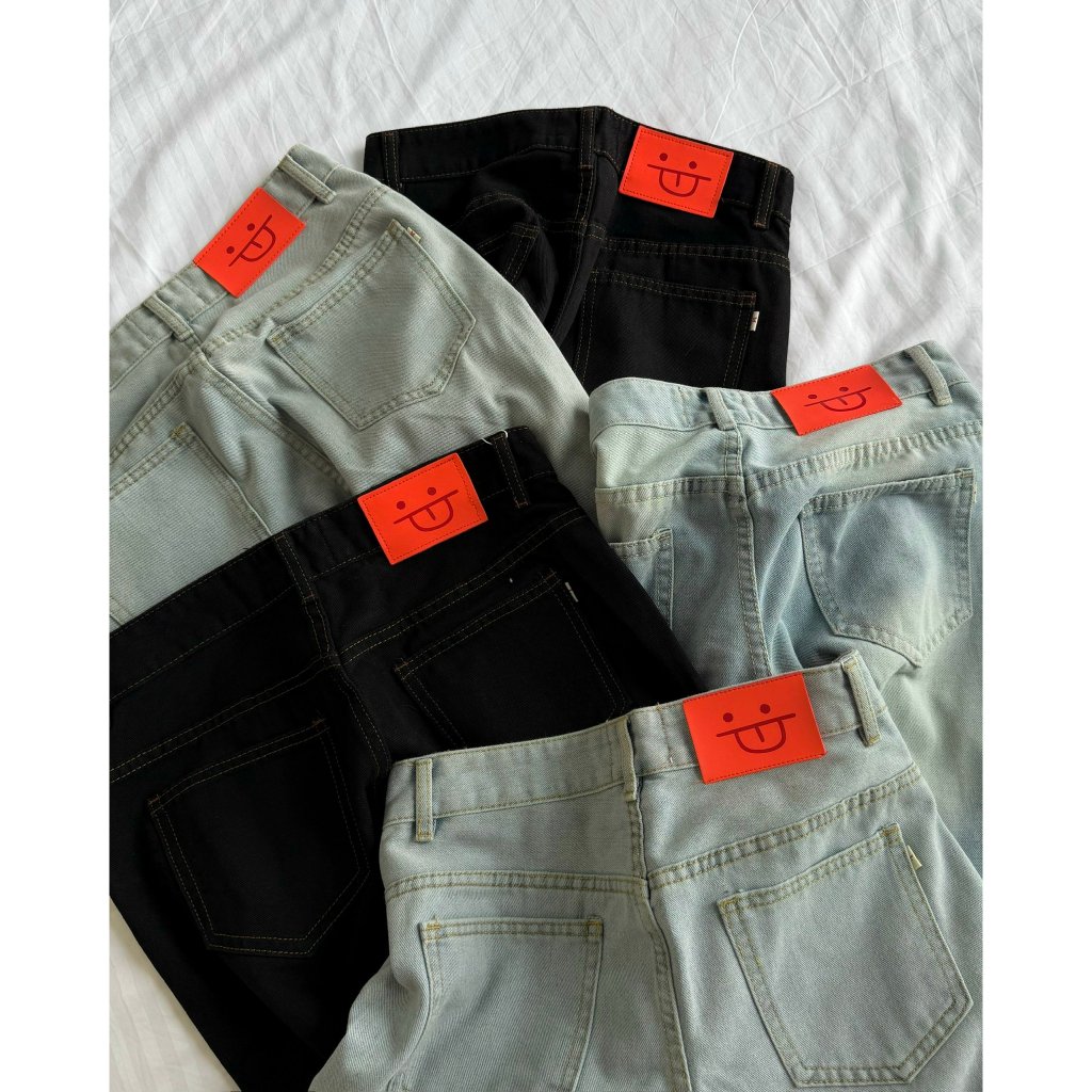 Calem.Club - Quần jean cạp trễ LOWEY DENIM form ống suông tôn dáng phong cách Y2K cá tính | BigBuy360 - bigbuy360.vn