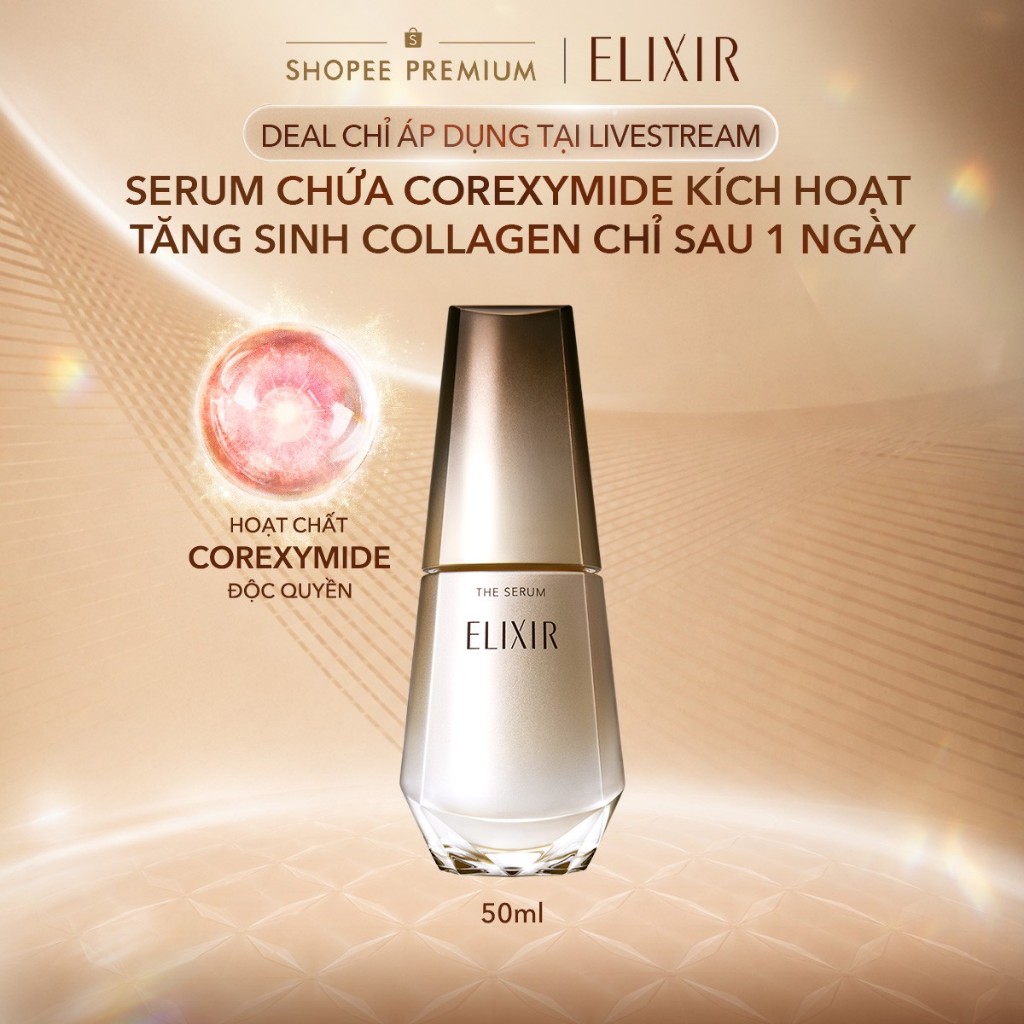 (KOL Live) Serum kích hoạt trẻ hóa làn da ELIXIR The Serum 50ML