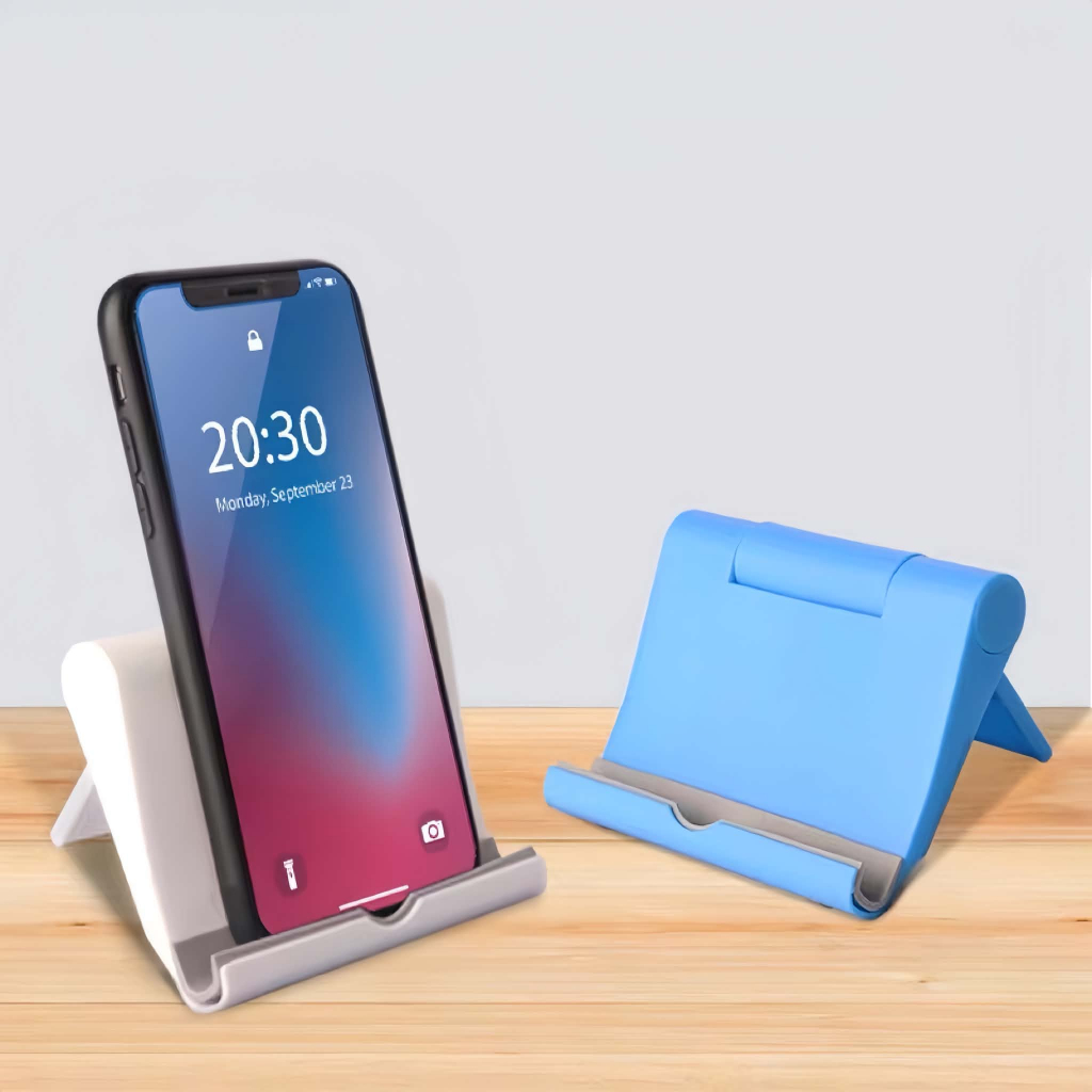 Kệ Để Điện Thoại, Giá Đỡ Ipad Gấp Gọn Để Bàn Đa Năng, Xoay Linh Hoạt Chống Trượt
