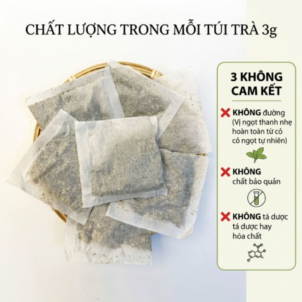 Trà Bảo Vệ Gan Bát Tiên Gan có Cà Gai Leo 144 Túi Lọc - Trà Mát Gan Thanh lọc cơ thể Giải Rượu Thải Độc Hỗ Trợ Tiêu Hóa