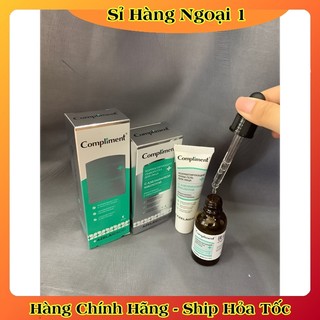 Serum và kem dưỡng giảm và ngừa mụn, mờ thâm, làm sáng da Compliment Azelaic Acid 27ml của Nga
