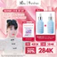 COMBO 02 Serum 9Wishes dưỡng ẩm Hydra II/Nano Ampule 30ml + Quà 1 Bông tẩy trang 200 pads
