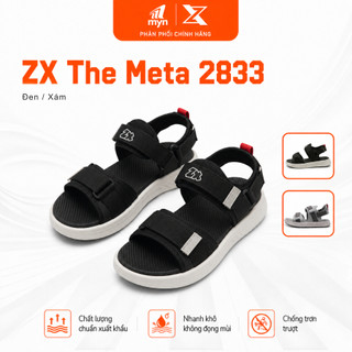 [ZX The Meta 2833] Giày Sandal Nam Nữ Unisex Streetwear, Đế Bằng Quai Hậu Êm Nhẹ Đi Học Đi Chơi