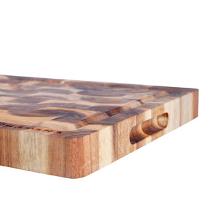 Thớt gỗ Acacia cao cấp KATANA loại ghép dựng block - Thớt gỗ tràm hình chữ nhật 2 size