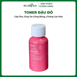 Toner Đậu Đỏ Cỏ Cây Hoa Lá 30g – Cấp Ẩm, Giúp Da Căng Bóng, Chống Lão Hóa