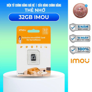 Thẻ Nhớ IMOU 32GB T1/T3 Micro SD Tốc Độ Cao - BẢO HÀNH CHÍNH HÃNG 5 NĂM - Chuyên Dùng Cho Camera, Điện Thoại, Loa mini