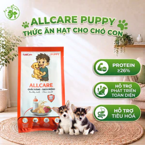 Thức Ăn Hạt Cho Chó Con Allcare Puppy - Giàu Protein 26%, Hỗ Trợ Phát Triển, Tiêu Hóa Tốt