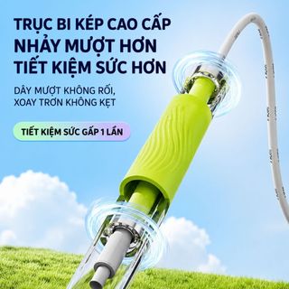 Dây nhảy thể thao điều chỉnh độ dài vòng bi 360° không rối cho bé và người lớn 3 màu DC004 VIOTA FIT