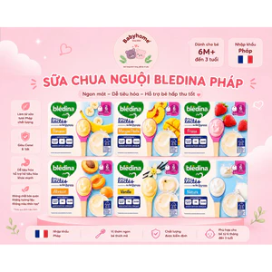 Sữa Chua Bledina Lactes Pháp Cho Bé Ăn Dặm từ 6M+