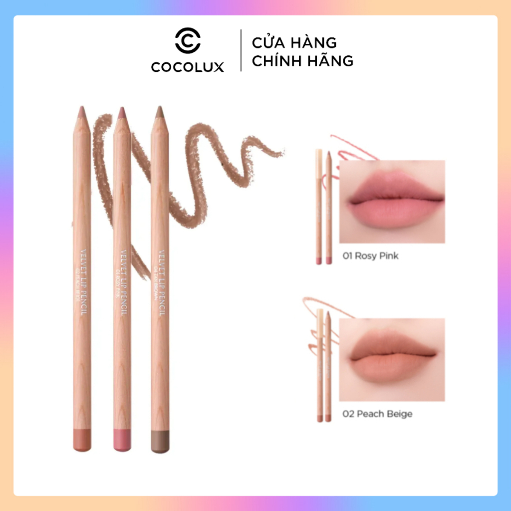 Bút Chì Kẻ Viền Môi Nhung Clio Velvet Lip Pencil 1.45g