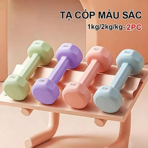 Tạ Tập Gym Đa Năng 1kg/2kg/3kg Tạ Nhựa Cao Cấp Tạ Tập Gym Nam Nữ Tập Yoga, Thể Dục Tại Nhà