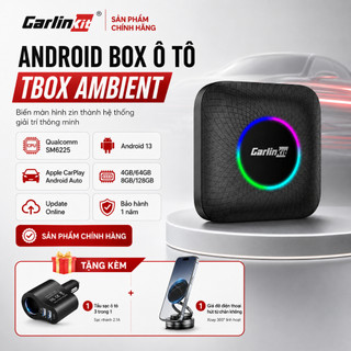 Carlinkit 8+128GB Apple Carplay Android Auto Box Bộ chuyển đổi Carplay có dây sang không dây Ai Box Android 13 bộ nhớ