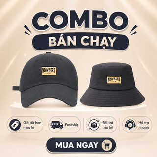 Mũ lưỡi trai đội đôi couple HAZIN nón tai bèo chất vải kaki cao cấp, thời trang phong cách unisex nam nữ