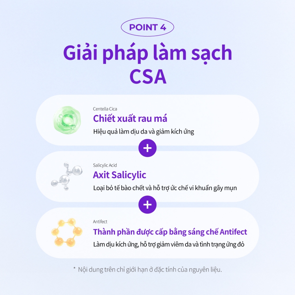 SÉT 3 GÓI SAMPLE | Sữa Rửa Mặt Cho Da Dầu Mụn IZEZE HYPER CSA CICA 2g Làm Sạch Bụi Mịn, Kiềm Dầu Hiệu Quả