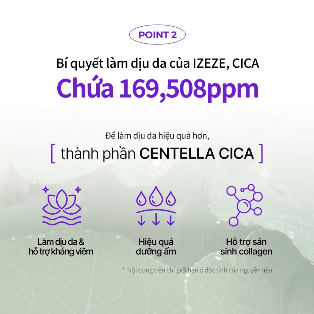SÉT 3 GÓI SAMPLE | Sữa Rửa Mặt Cho Da Dầu Mụn IZEZE HYPER CSA CICA 2g Làm Sạch Bụi Mịn, Kiềm Dầu Hiệu Quả