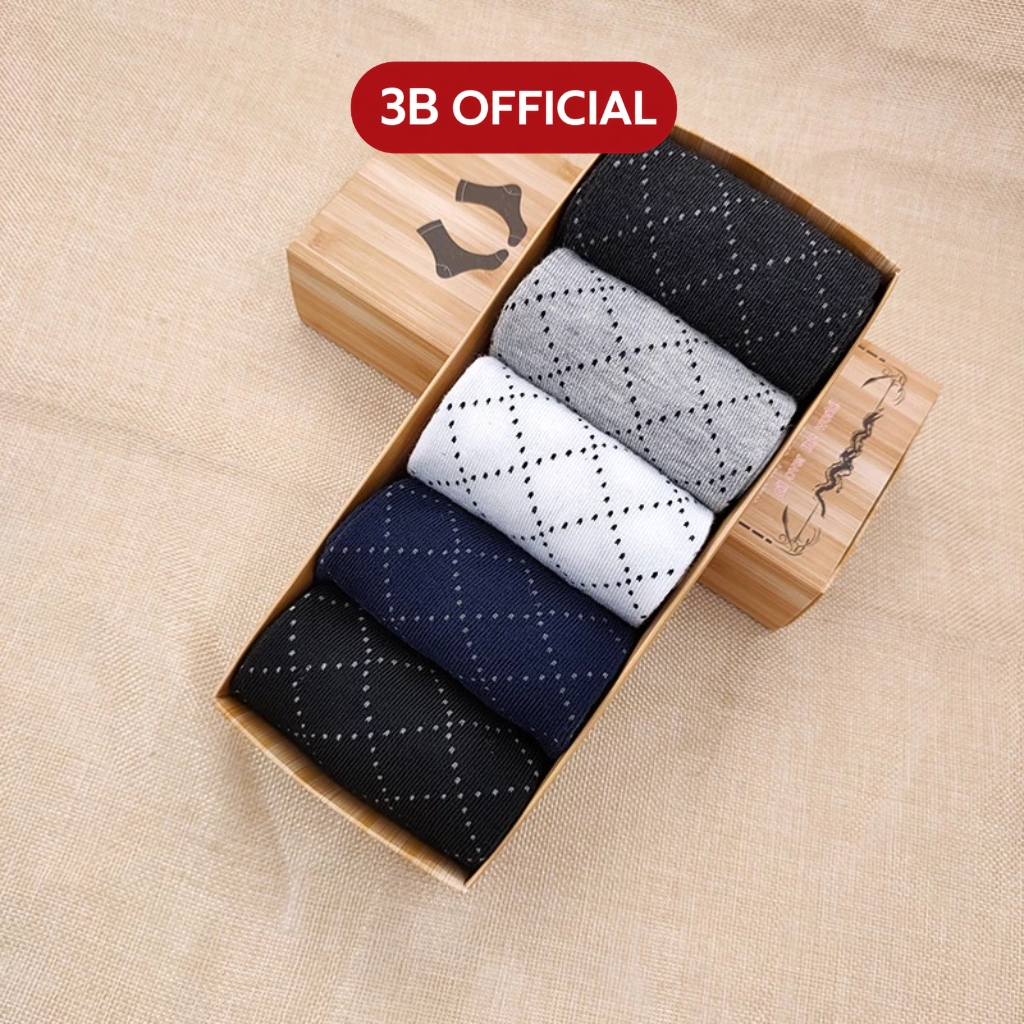 Vớ cổ ngắn nam nữ cotton 3B thấm hút mồ hôi, thoáng khí