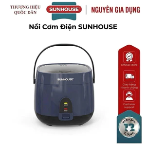 Nồi Cơm Điện SUNHOUSE SHD8611N / SHD8611R - 1.8L, Lòng Nồi Chống Dính, Nấu Nhanh, Bảo Hành 12 Tháng