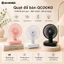 Quạt Mini Để Bàn D606, Xoay 180 Độ, 4 Tốc Độ Gió, thời gian sd 15H, Cổng Sạc USB, Bào hành lỗi 1 đổi 1
