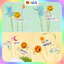 RẺ VÔ ĐỊCH - COMBO 10 Set Cắm tua dua hình tim, tua dua lấp lánh- Trang trí bánh sinh nhật, bánh kem DUHA 075
