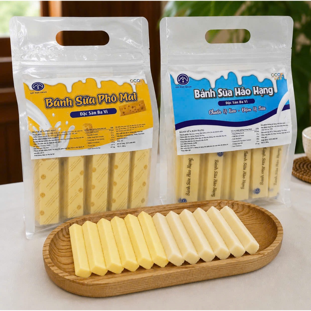 1kg MIX BÁNH SỮA HẢO HẠNG, Đặc sản bánh sữa Ba Vì thơm ngon bổ dưỡng, Sữa Ba Vì Nam Oanh