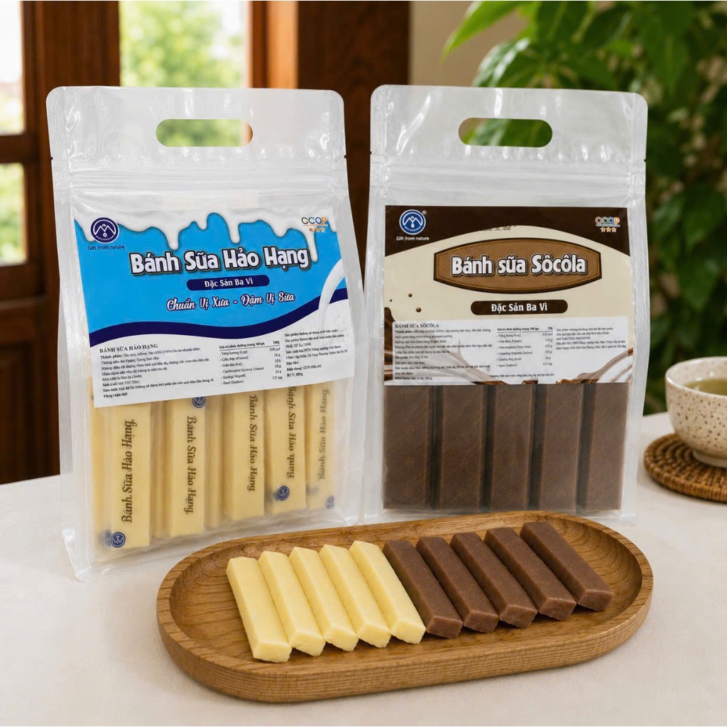 Bánh Sữa vị SOCOLA đặc sản Ba Vì, sữa Ba Vì Nam Oanh. 1kg / 500g