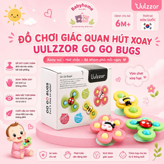 Đồ chơi con quay spinner Uulzzor hình côn trùng vui nhộn, chất liệu an toàn cho bé