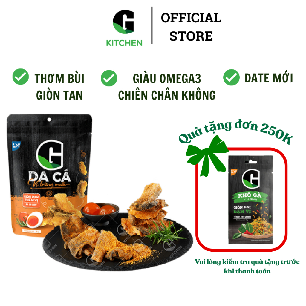 Sale sập sàn đến 20% Da cá trứng muối 25g G Kitchen