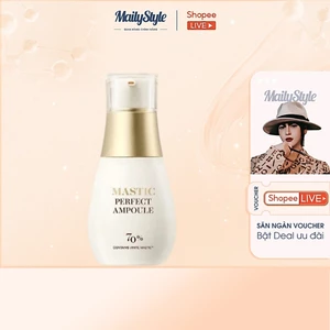 C376_ Combo (01 Chai) A09 Tinh chất mastic 70% Mastina mastic perfect ampoule + (01 Chai) C31 Bọt rửa mặt tmtm Geullipi