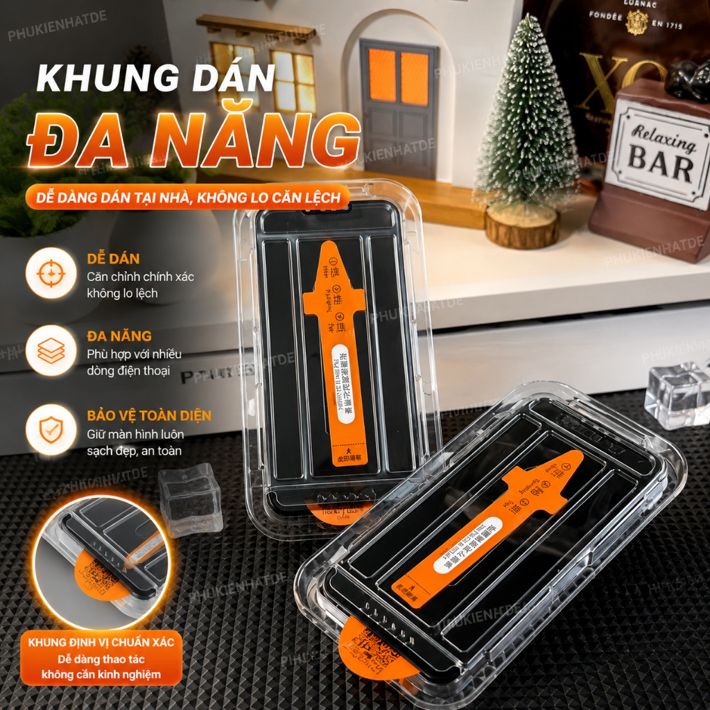 Kính Cường Lực KING KONG Chống Nhìn Trộm 4 Chiều 360 Độ Có Khung Dán 11/12/13/14/15/16/17/Plus/Pro/Pro Max/X/Xs/XR/XsMax
