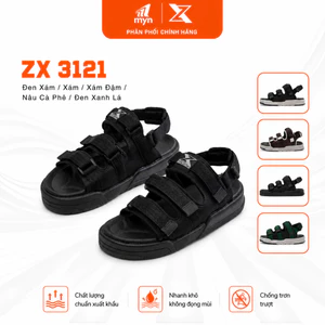 Giày Sandal Nam Nữ Unisex, 3 Quai Ngang Đế Bằng Streetstyle, Đi Học, Đi Chơi