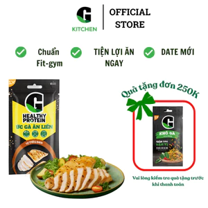 Ức gà ăn liền G Kitchen vị tiêu đen 100g [Giao HCM]