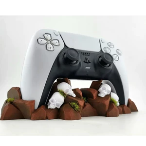 Giá Đỡ Tay Cầm PS5 Địa Hình Đầu Lâu Mini In 3D | Kệ Để Tay Cầm DualSense Decor Gaming Độc Đáo