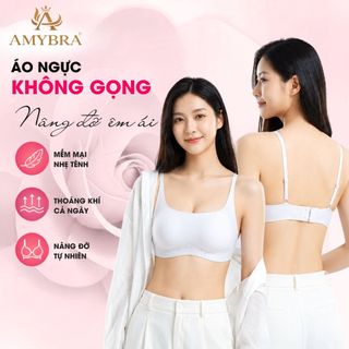 Áo Ngực Nữ Không Gọng Không Lộ Viền – Áo Lót Nữ Su Mỏng Nhẹ Nâng Tự Nhiên Thoáng Mát AMYBRA A01