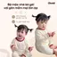 Bộ Mặc Nhà Bé Gái Thu Đông Vải Gân Họa Tiết Đáng Yêu Cho Bé Gái Obebi BMN243