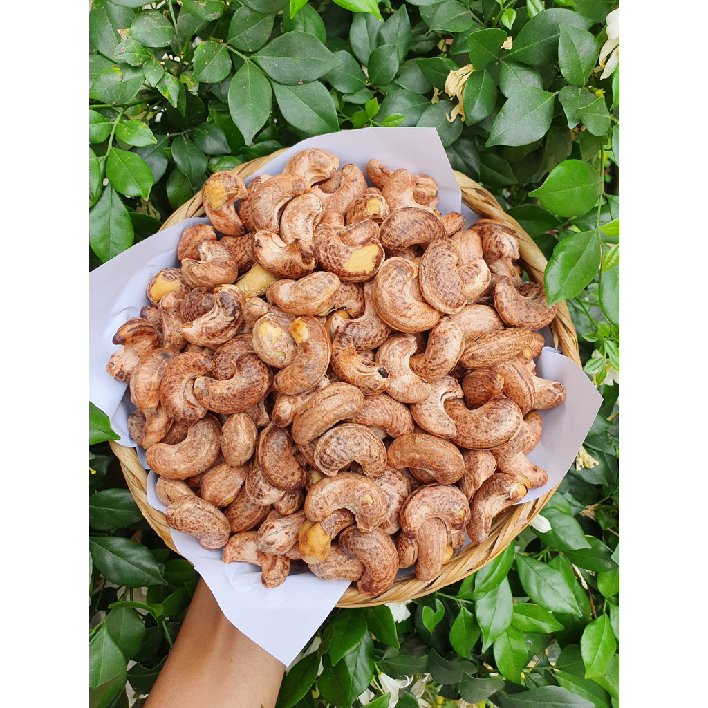 Hạt Điều Sẻ Rang Muối (điều xưa) Bình Phước hủ 500gr cả hủ