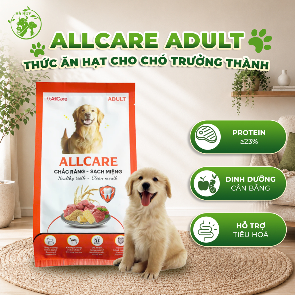 Thức Ăn Hạt Cho Chó Trưởng Thành Allcare Adult - Dinh Dưỡng Cao, Giàu Protein, Hỗ Trợ Tiêu Hóa