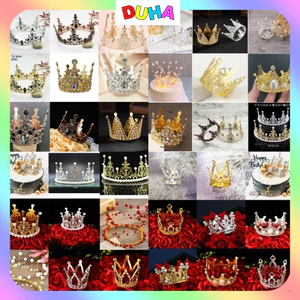 Vương Miện Nhỡ Nhựa Trang Trí Bánh Kem, Hoa, Quà Tặng | Crown Mini Sang Chảnh DUHA 091