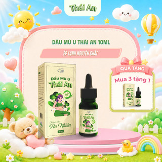 Dầu Mù U Nguyên Chất Ép Lạnh Thái An Xỏ Khuyên Tai Hỗ Trợ Các Vấn Đề Về Da Rạn Và Vết Thương - Chai10ml