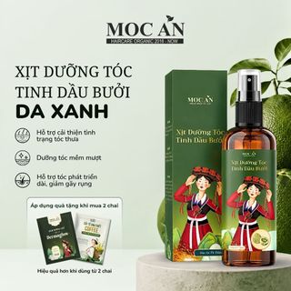 Xịt Dưỡng Tóc Tinh Dầu Bưởi Da Xanh Mộc Ân Haircare 120ml - Hỗ Trợ Giảm Rụng & Chăm Sóc Tóc