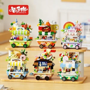 Đồ Chơi Lắp Ráp City Delicious Xe Bán Đồ Ăn Vặt - Mô Hình Sáng Tạo 2026, Quà Tặng Cho Bé